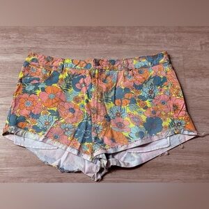 Wild Fable Floral Jean Shorts - Multicolor